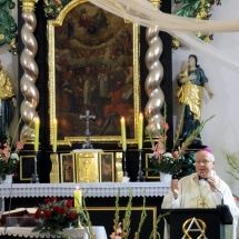 Poświęcenie ołtarza św. Mikołaja w kościele w Nowym Targu