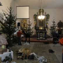 Bożonarodzeniowy wystrój Kościoła Św. Rocha w Nowym Targu